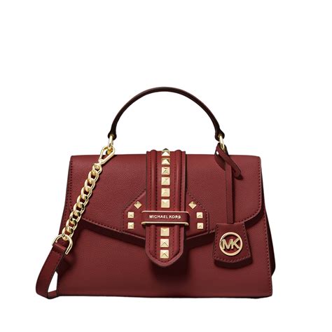 michael kors bleecker top handle satchel|Bleecker Small Crossgrain Leather Satchel .